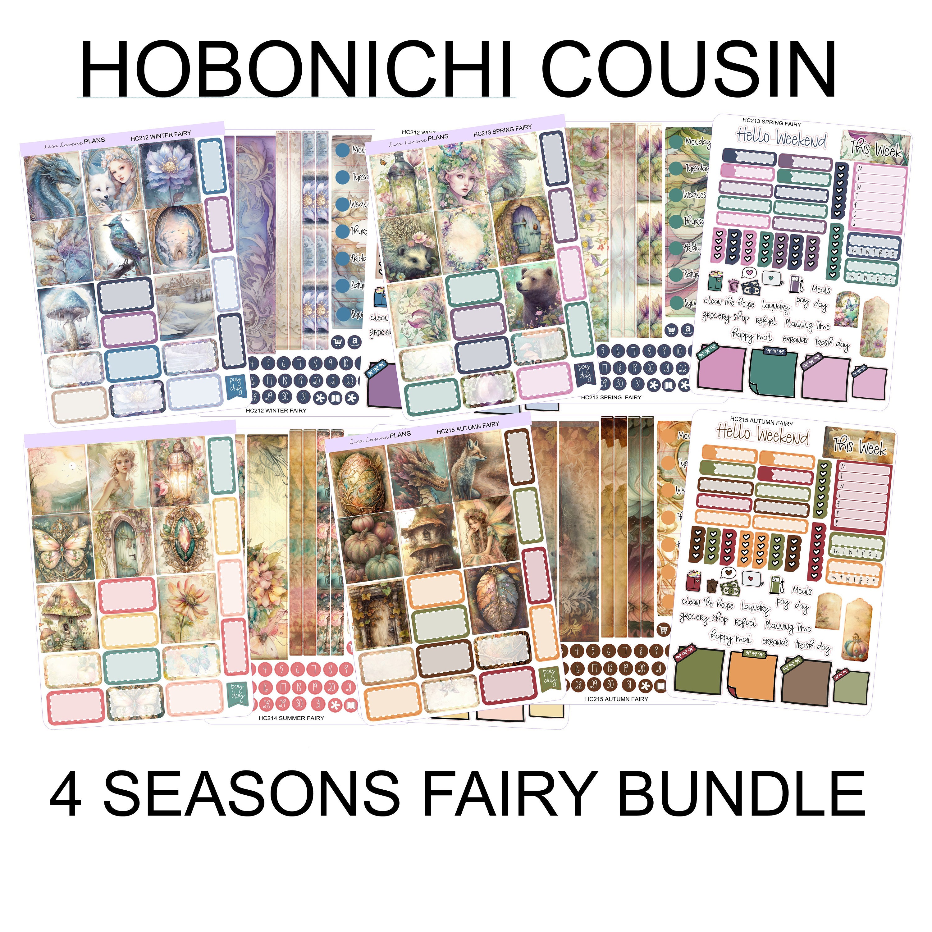 Classic Christmas HOBONICHI COUSIN Planner Stickers Mini Kit
