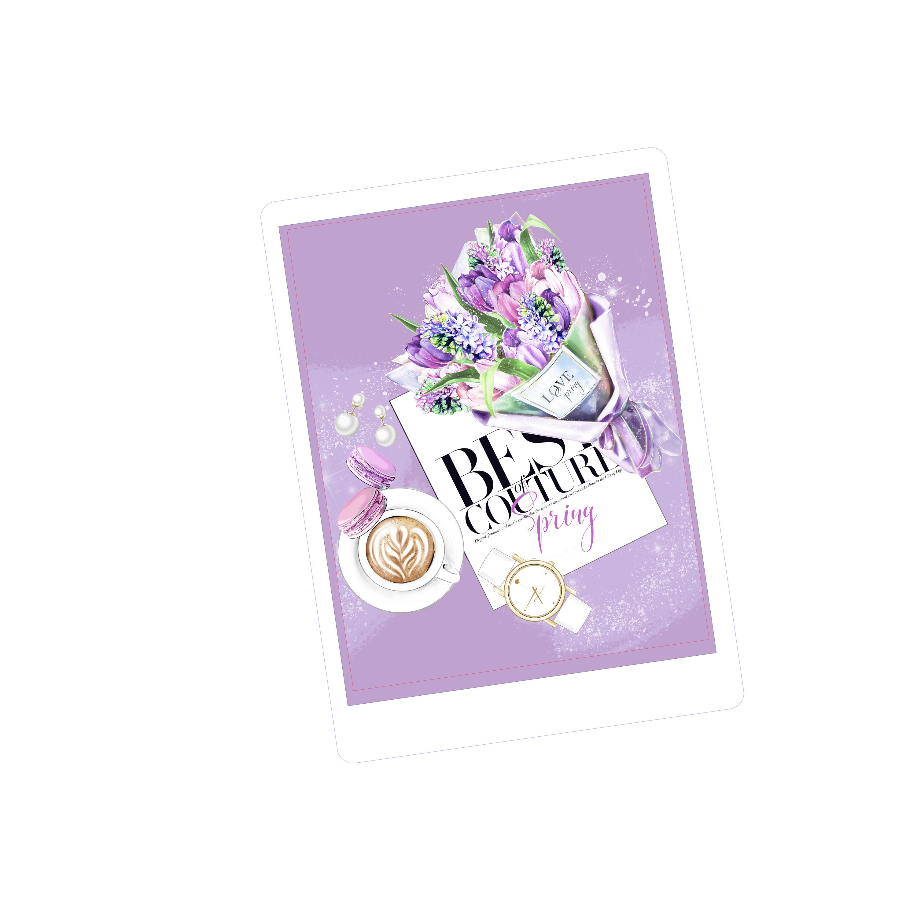 SPRING FASHION BOSS Weekly Sticker Kit | Vertical Weekly Planner ...