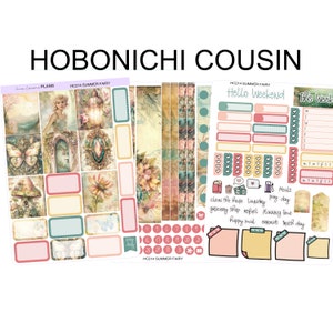SUMMER FAIRY Hobonichi Cousin Weekly Planner Sticker Kit | | HC214
