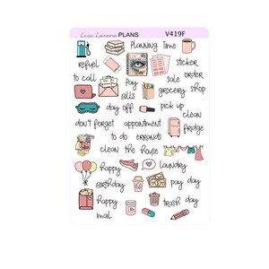 SPRING DRAGON Weekly Planner Sticker Kit | Vertical Planner | Perfect ...