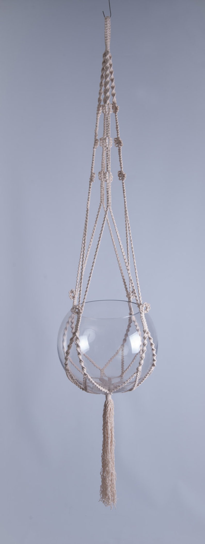 Macrame plant hanger large macrame hanging table modern