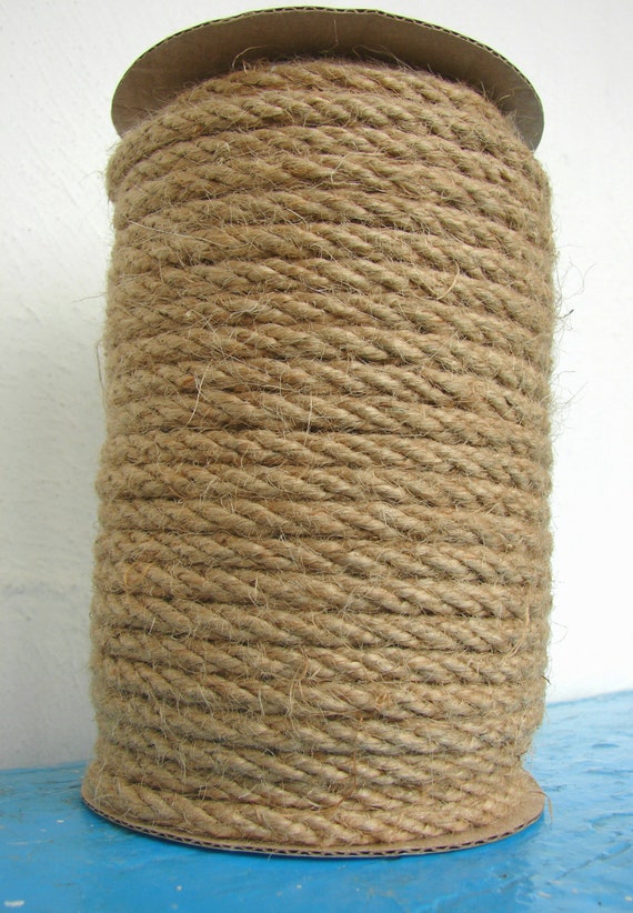 Jute Rope. 6mm Natural Jute Rope Twine Brown Burlap Etsy