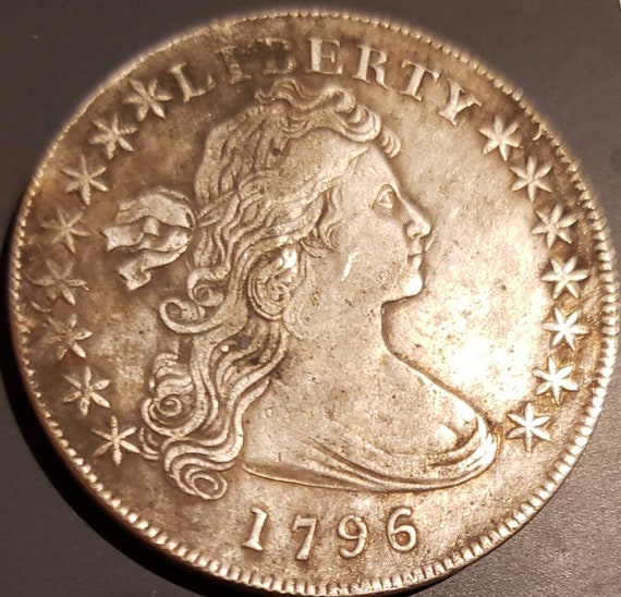 1796 Draped Bust Dollar Replica Etsy