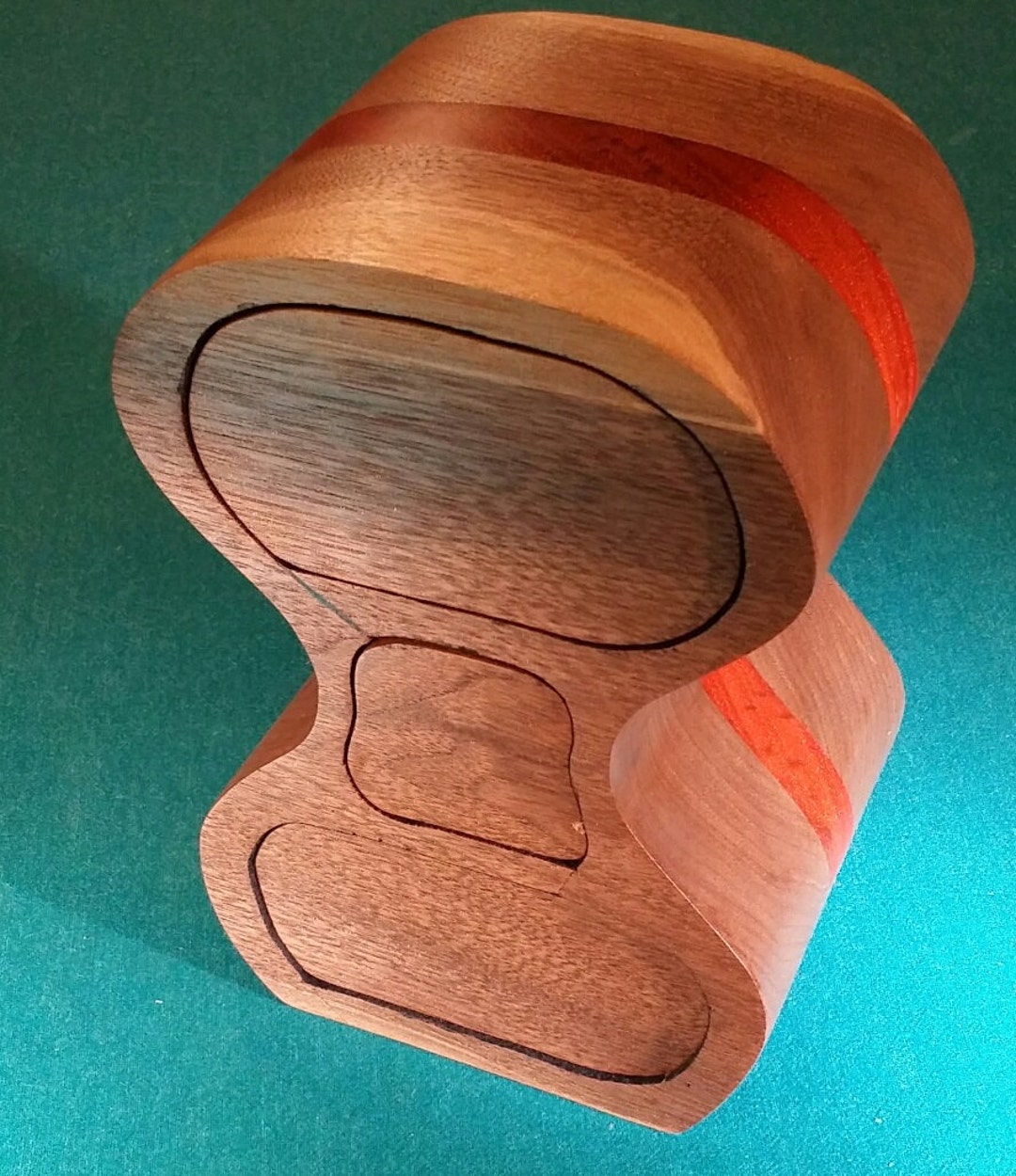 Walnut/padauk 3 Drawer Bandsaw Box Etsy
