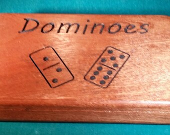 Full set of dominoes with box