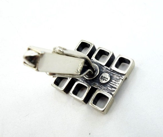 Modern Art, Modern art silver cufflinks, Vintage … - image 4