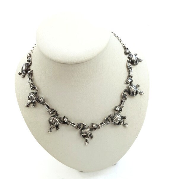 Blachian Antik Schmuck, BAS, Vintage silver neckl… - image 1