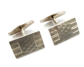 Década de 1930, Art Déco, Gemelos de plata vintage, Gemelos Art Déco, Gemelos de plata Art Déco, Gemelos de plata para hombre