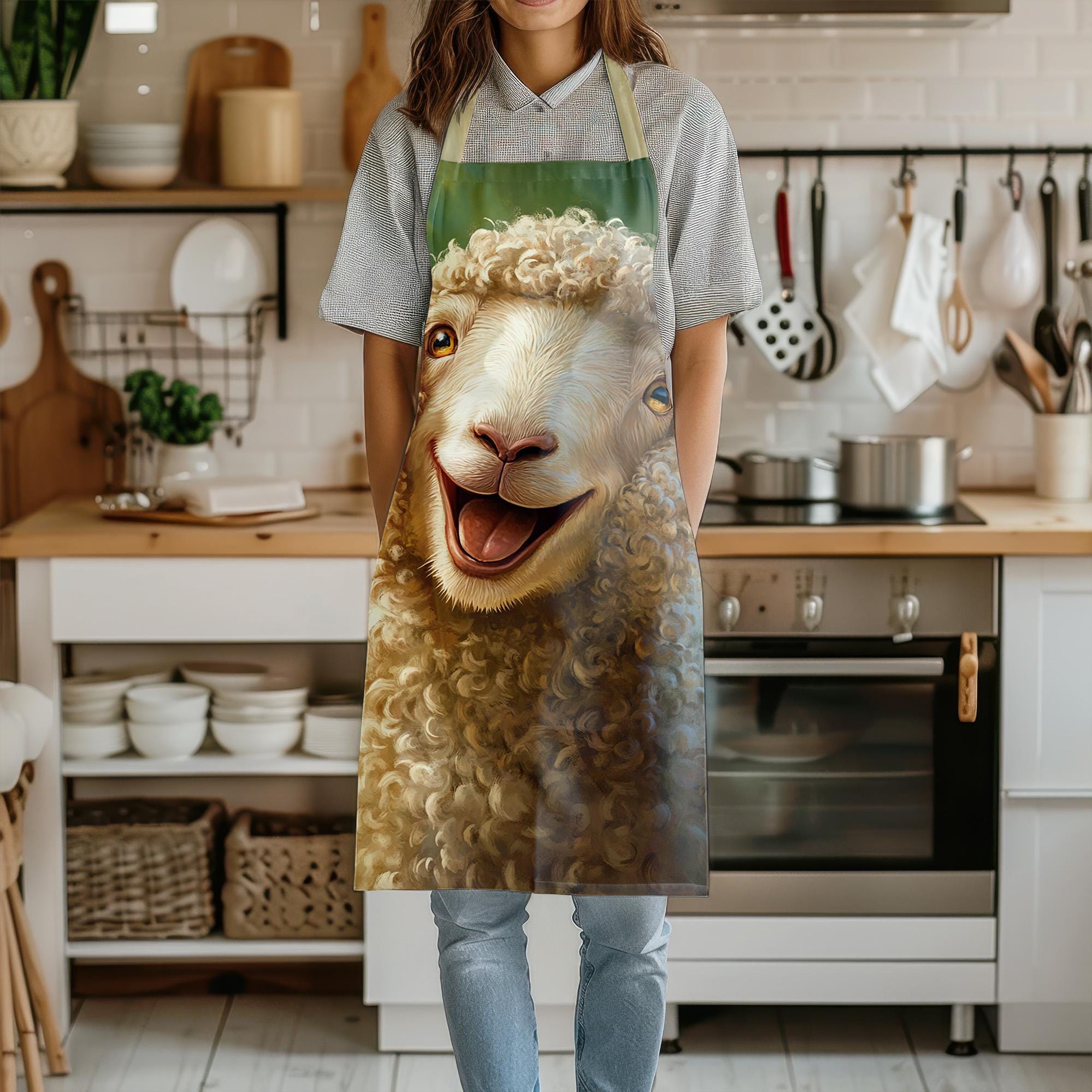 Grappig schort voor heren met 2 grote zakken, one size fits all chef schort voor grillen, koken, past op barbecue grillaccessoires, telefoon, zwart, eenheidsmaat