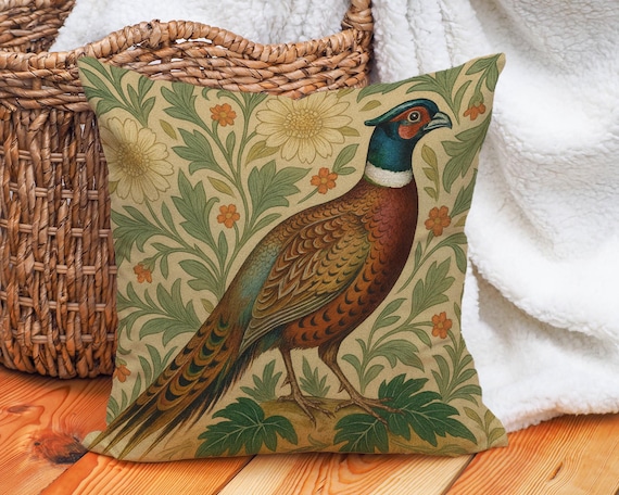 Bird Throw Pheasant Throw Pillows Pheasant Tapestry Pillow Vigilant