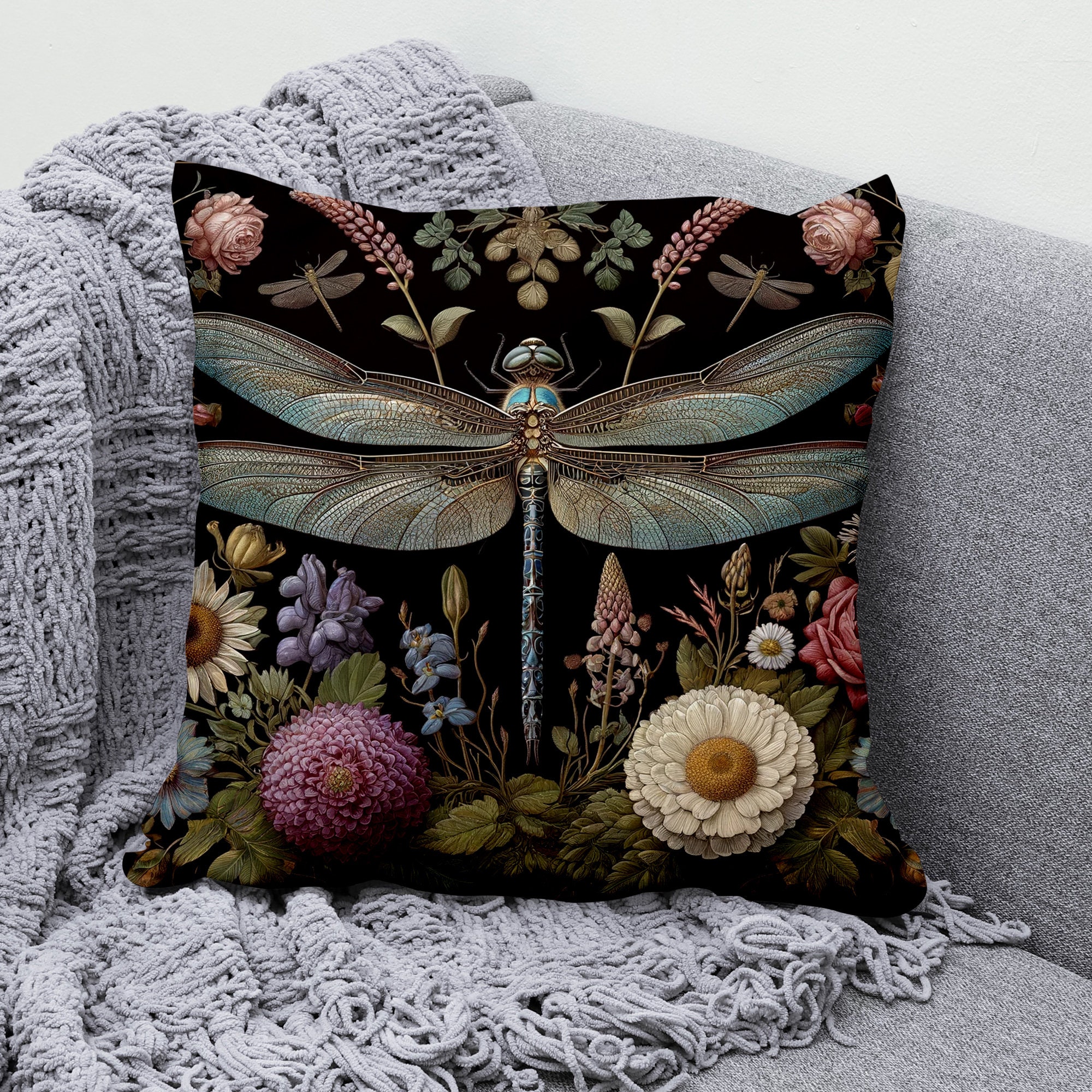 Dragonfly pillow covers sale
