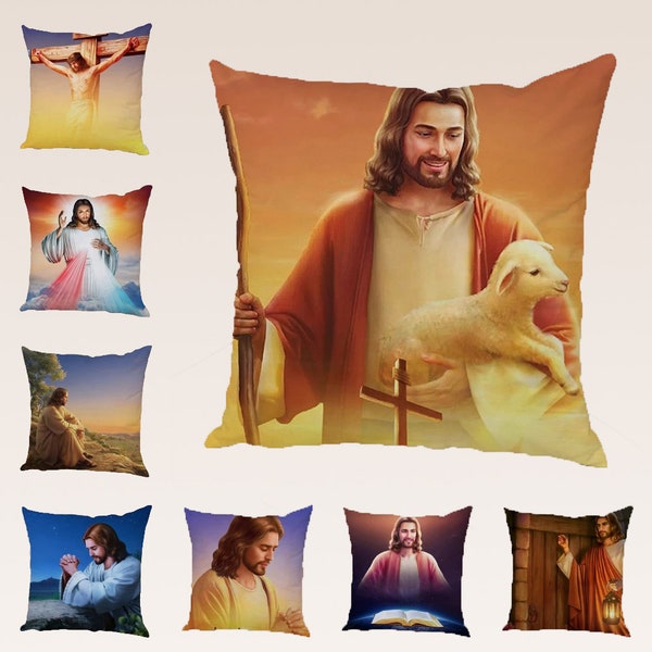 Jesus Pillow Etsy