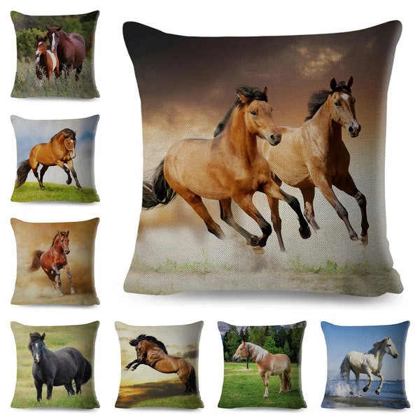 Horse Pillow Etsy
