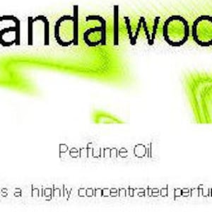 Sandalwood Perfume Oil - 25ml