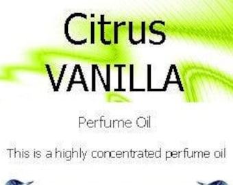 Citrus Vanilla Perfume Oil - 25ml