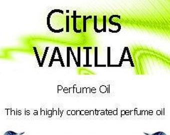 Citrus Vanilla Perfume Oil - 25ml