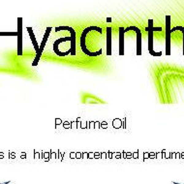 Hyacinth Perfume Oil - 25ml