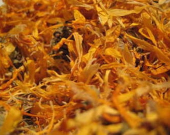 Marigold Flowers (flowers heads or powdered flowers - 50 grams)- Calendula Officinalis