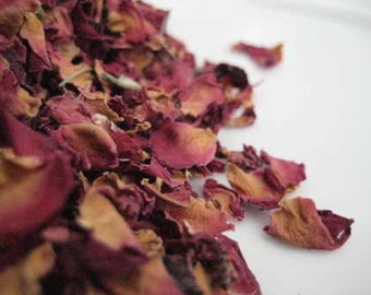 Red Rose Petals – Rosa Gallica Officinalis- The Apothecary's Rose -Herbal Tea - 50, 100 or 500 grams