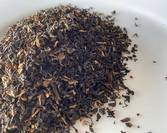 Indian Assam Single Estate Manjushree Tea Garden FBOP - Rare and Limited Fine Black Teas of India- 50 grams