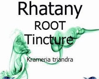 Rhatany Root Liquid Herbal Tincture – Krameria triandra– Krameria Root - 50ml