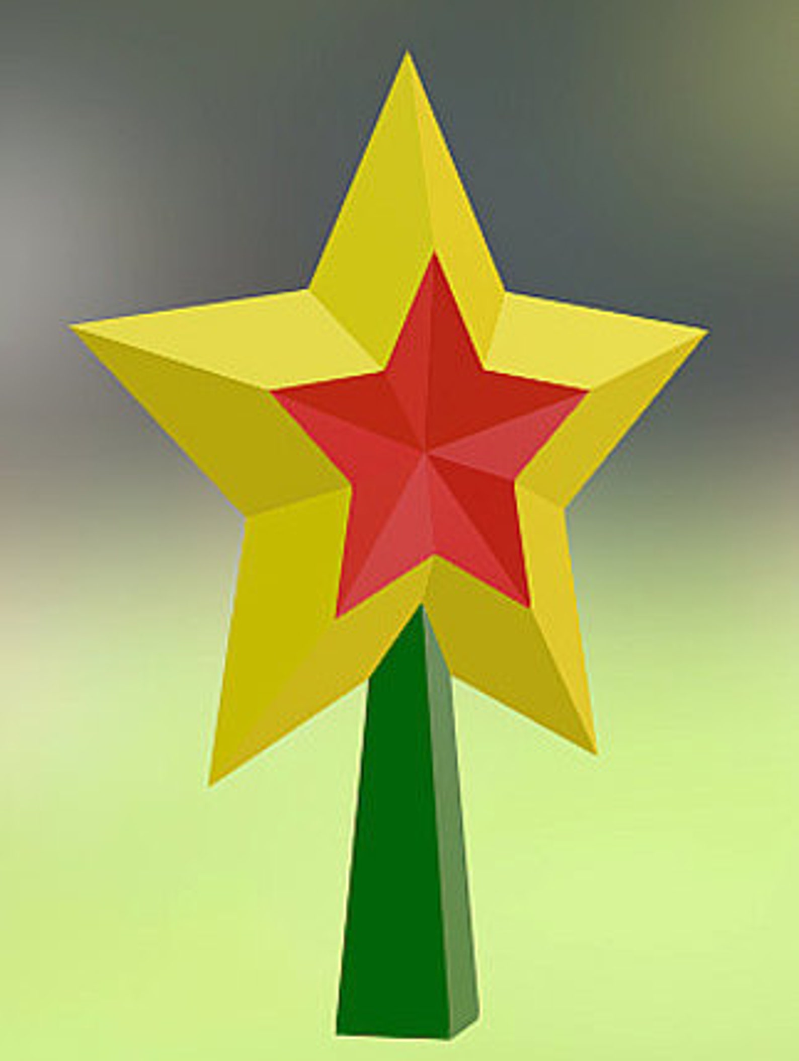 Free to Download Printable Christmas Tree Toppers Link in - Etsy