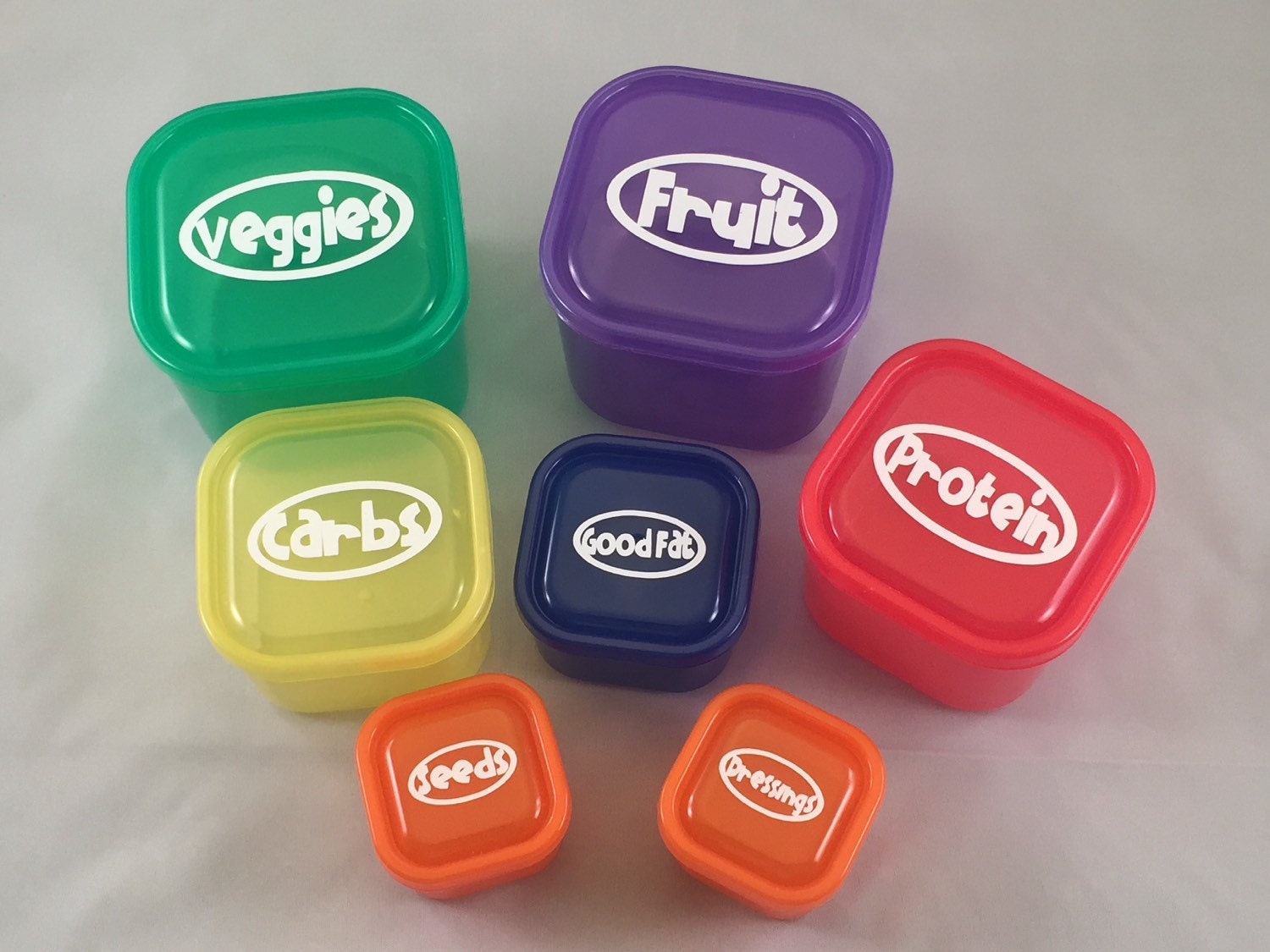 LABELS for the 21 Day Fix Portion Control Containers 
