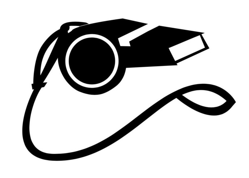 Coach Whistle Vinyl Monogram 3 Decal Beachbody Coach / Etsy UK