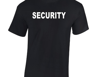 Security event crew staff bouncer body guard doorman police fancy dress unisex adults and kids