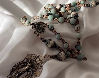 Handmade Amazonite Rosary
