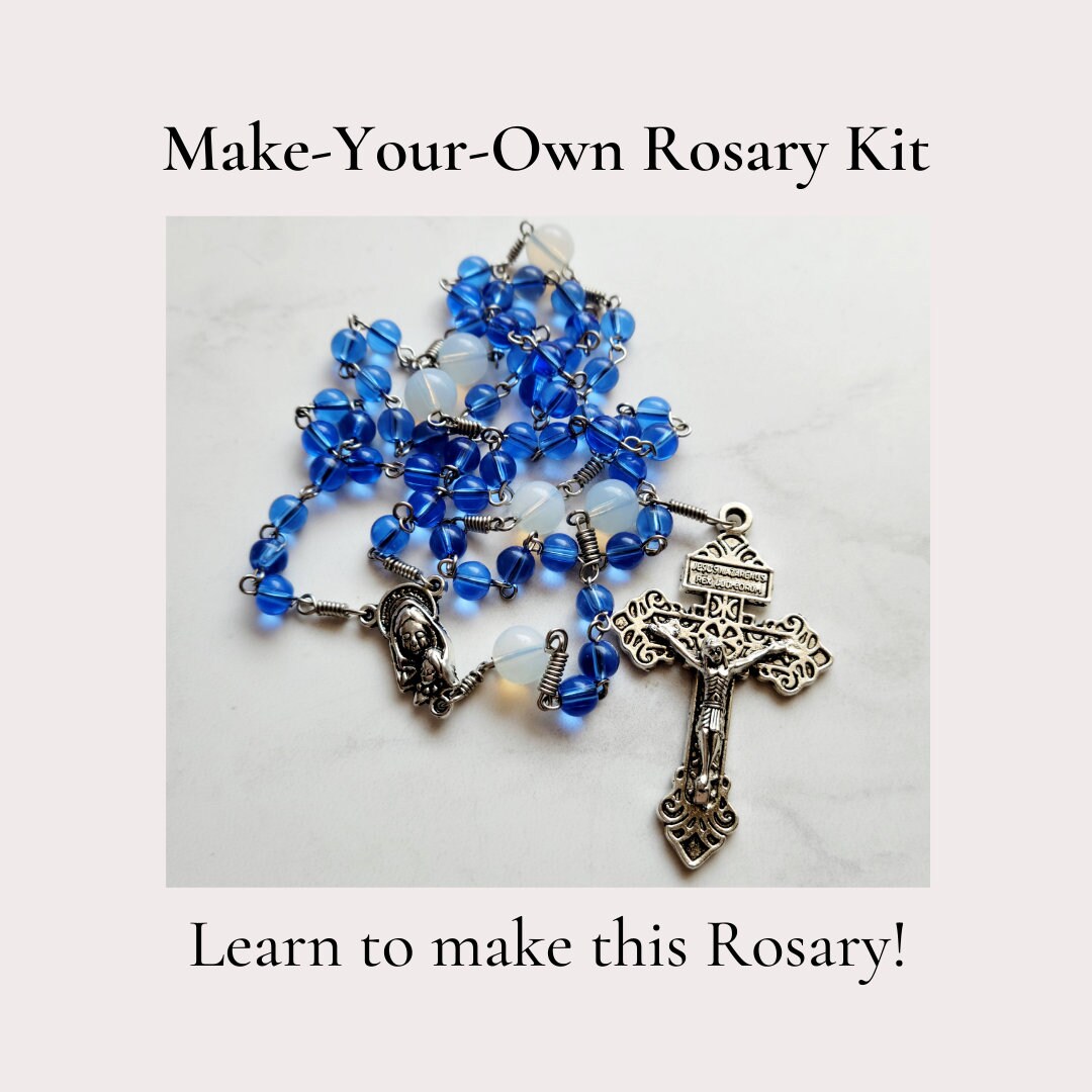 Rosary Kit Rosary Making Kit Rosary Making Supplies Etsy