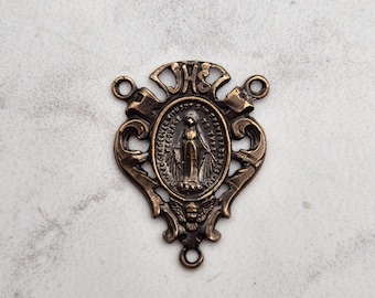 Antique Replica Miraculous Angel Rosary Center