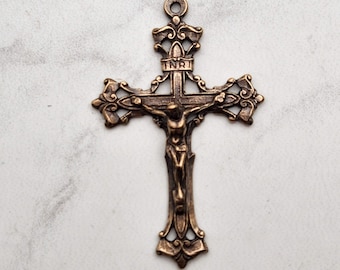 Antique Replica Roma Rosary Crucifix
