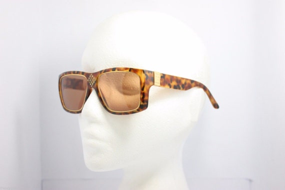 Ted Lapidus Vintage Sunglasses Made inFrance Gold… - image 5