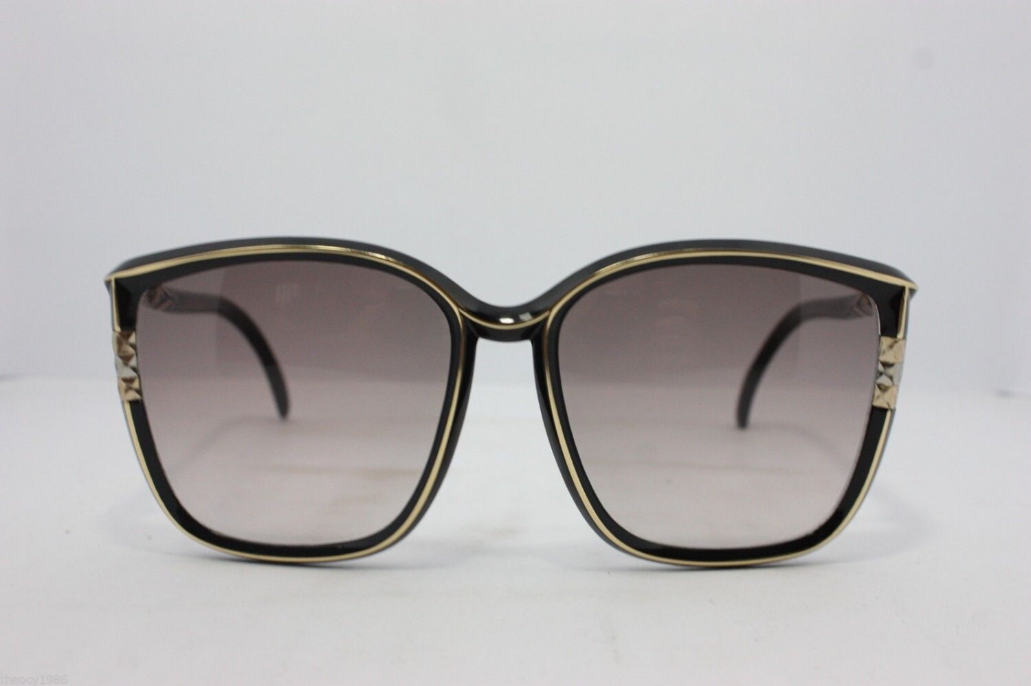 Leonard Vintage Sunglasses Made in France Gold Black Modele Depose 03 ...