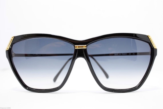 Helena Rubinstein Vintage Sunglasses HR 25 Black … - image 1