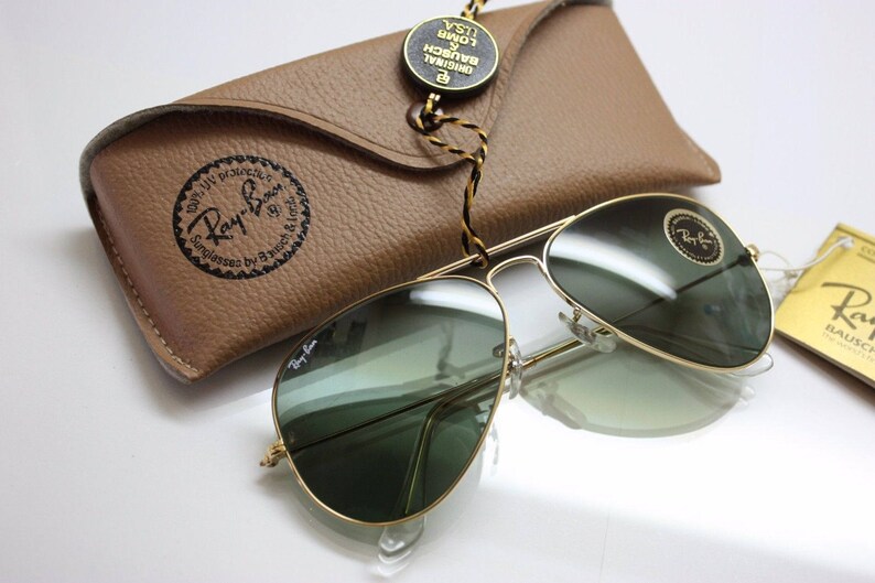 De Ouvert L0205 Lunettes Aviateur Rayban Arista 58mm Scellé Vintage L Bamp; G15 Jamais Soleil XPkiZuO