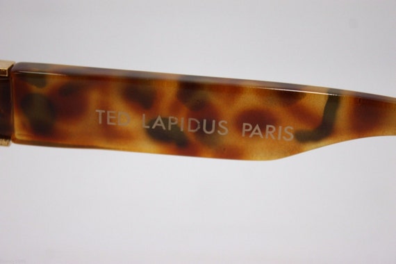 Ted Lapidus Vintage Sunglasses Made inFrance Gold… - image 4