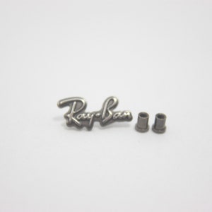 Replacement Rayban Logo And Icon Temple Carbon Hollow Nut Etsy