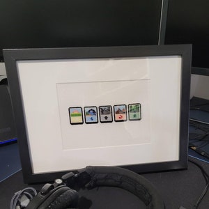 Pattern: Magic the Gathering, MtG Basic Lands Cross Stitch (DIGITAL)