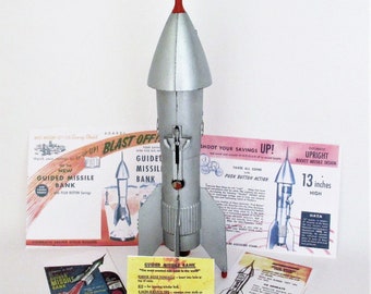 rocket ship mechanical bank
