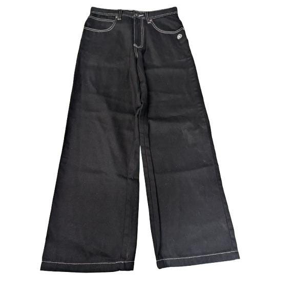 Y2K G-Unit Denim Shorts Youth 16 Black Baggy Hip Hop 50 Cent 