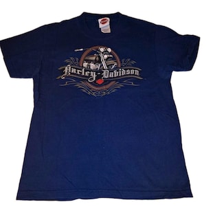 Harley Davidson Hanes Beefy T Shirt - Etsy