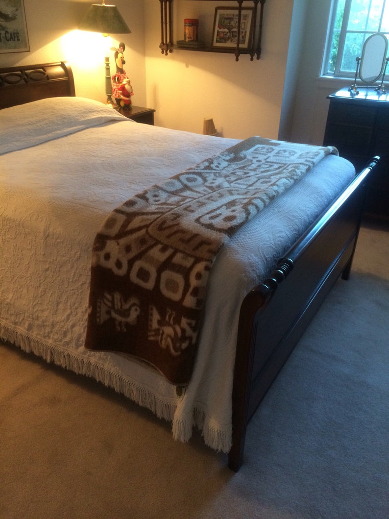 HUANCATEX Peruvian 100 Llama Wool Blanket Etsy