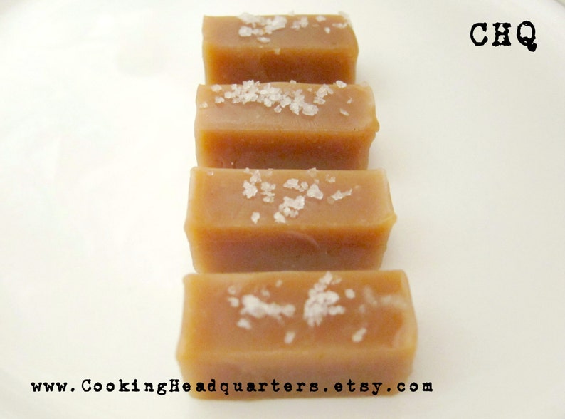Soft Salted Caramel Chews Recipe Homemade Caramels Chewy Carmel Candy