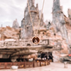 The Cutest Droid in the Galaxy necklace, 14k gold filled or sterling silver necklace