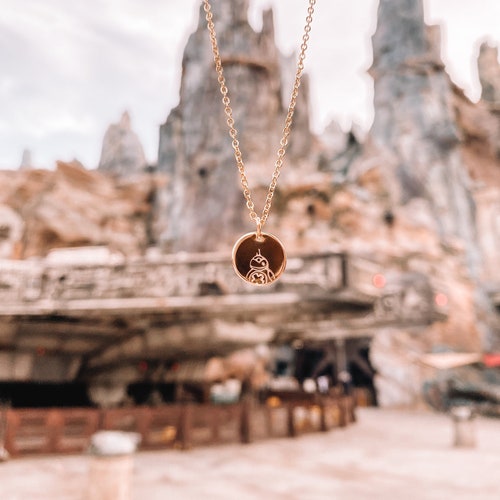 The Cutest Droid in the Galaxy necklace, 14k gold filled or sterling silver necklace