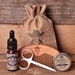 Honest Outlaw Beard Grooming kit - Choose a Scent - Beard Oil, Beard and Moustache wax, Beard Comb, Scissors, Mens Self Care, Mens Gift 