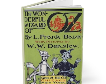 Wizard of Oz | Hardcover Journal | Vintage Book Cover