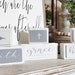 Stacked Block Set | Block Sign | Shelf Sitter Sign | Tiered Tray Sign ...